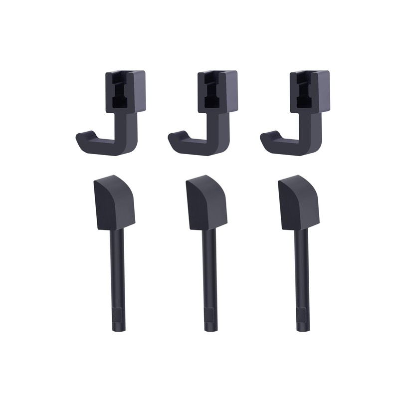 Tool Box Latch/Lock (Black),Upgraded Extended Hook Design,3Set