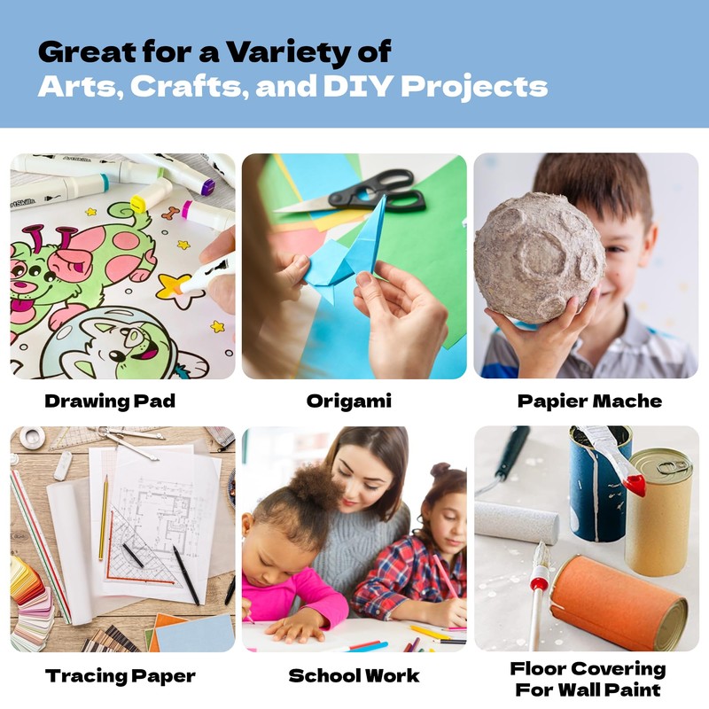 ArtSkills Easel Paper, Roll of Paper for Kids Art, Painting