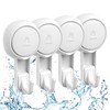 Marchpower Heavy Duty Suction Cup Hooks - 4 Pack