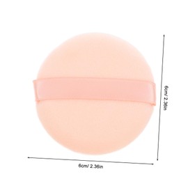 SAFIGLE Loose Powder Set 16pcs Velour Makeup Applicators for Face Powder Small Cosmetic Sponges for Women for Setting and Foundation Makeup