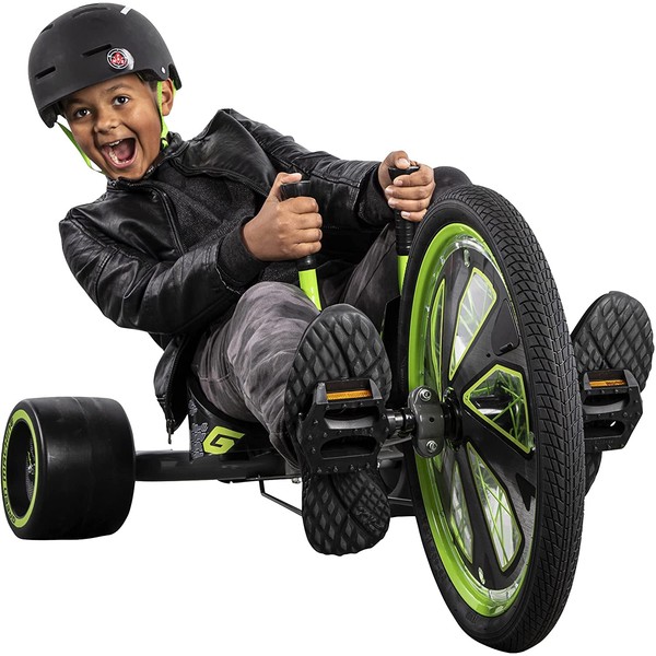 Huffy Green Machine 20” Drift Trike for Kids,Grey