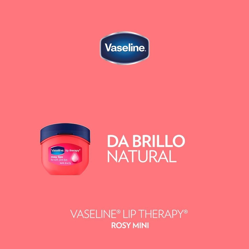 Vaseline - Lip Care Rosy Mini Tarro 7g, Rosa