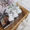 3 Piece 30ml Dispenser Bottle Set for Essence Shampoo Conditioner,
