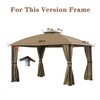 SCOCANOPY Gazebo Replacement Cover Compatible with 10X12 Eagle Brooke Soft