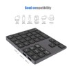 Wireless Number Pad BT Numeric Keypad 34 Key Keyboard HUB