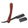 Old Fashioned Folding Barber Straight Edge Razor Rosewood Men's Shaving