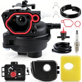 799583 Carburetor for 08P500 08P502 09P602 09P702 300E 550EX 450E 500E Series Engines for Lawn Mower Replaces 593261 595656 591979 591160, with Air Filter Tune up Kit