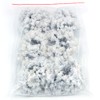 ANCLLO 25pcs Model Trees Model Trains Scenery 6.5cm Mini Snow