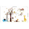 DaraBaby Vinil Decorativo Infantil Cuarto Estancia Arbol Zoologico