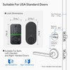 Smart Door Lock Deadbolt with Keypad: Keyless Entry Door Lock