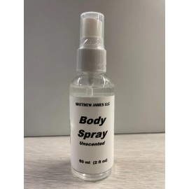Matthew James Whole Body Deodorant Spray Unisex Unscented Anti-itch  2 oz