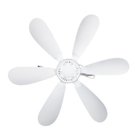 Mikinona 1Set Hanging Ceiling Fan Portable Outdoor Tent Fan with Strong Airflow Quiet Operation for Camping Travel and Home Use Powered Fan