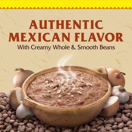 Rosarita No Fat Refried Beans with Green Chile and Lime, 16 oz, 12 Pack