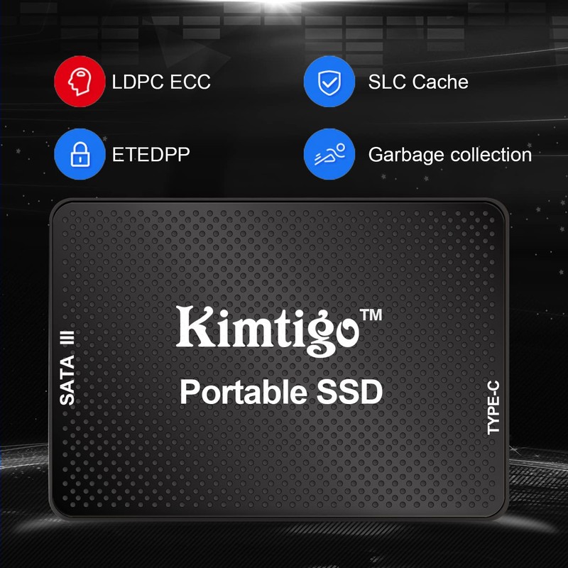 kimtigo 2.5 Inch Internal SSD 500G Multi-Purpose Portable External Mobile