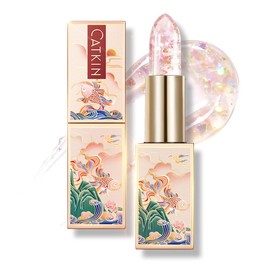 CATKIN Moisturising Lip Balm, Colour Changing Lipstick, Lip Care with Colour for Dry & Brittle Lips, with Hyaluronic Acid & Vitamin E, Plumping & Nourishing, Vegan, 3.5 g