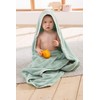 Erwin Müller Hooded Bath Towel with Appliqué Terry Cloth Mint