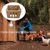 SPANSEE Chicken Coop Hand Sanitizer Holder, Holder Compatible with 8