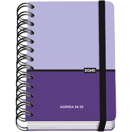DOHE - 2023-2024 School Planner - A6 Size - Daily Page - Purple - Duo