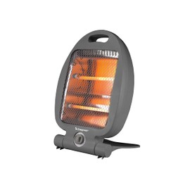 BEPER P203PAN004 Quartz Cooker, 400/800 W, Quick Heating, 2 Power Levels, 2 Heating Elements, Eco Function, Auto-Off, Grey