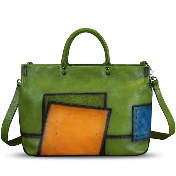Genuine Leather Satchel for Women Leather Work Tote Bag Handbag