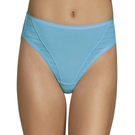 Fruit of the Loom Fruit Of The Loom Women's Underwear Moisture Wicking Coolblend Panties, Hi-Cut - Fashion Assorted, Large (7)