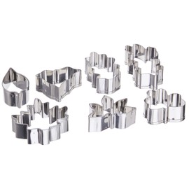 Ateco 4852 7-Piece Stainless Steel Leaf Cutter Set