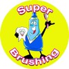 144 Brilliant Brushing 30mm School Reward Stickers for Dentist, Clean