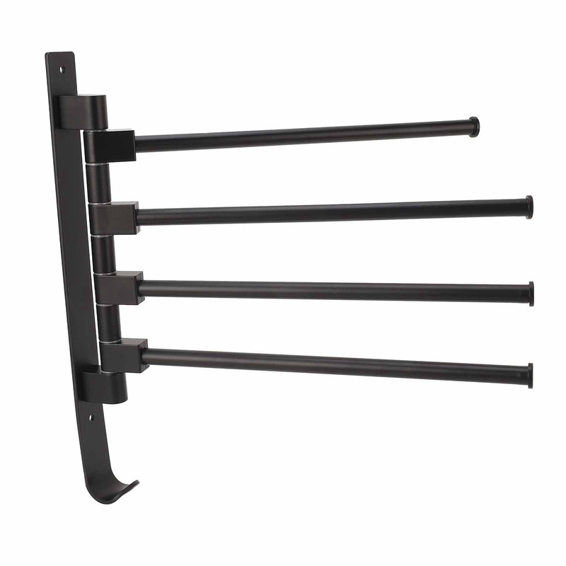 RV Clothes Drying Rack Aluminum Multifunctional Drilling Free Wind Proof