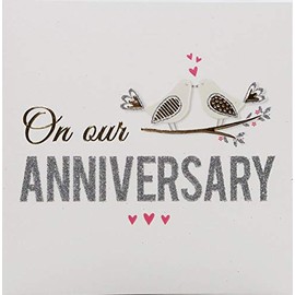 ZIZI Ltd Anniversary Card Anniversary Our - 138 mm sq inches - ZIZI Cards