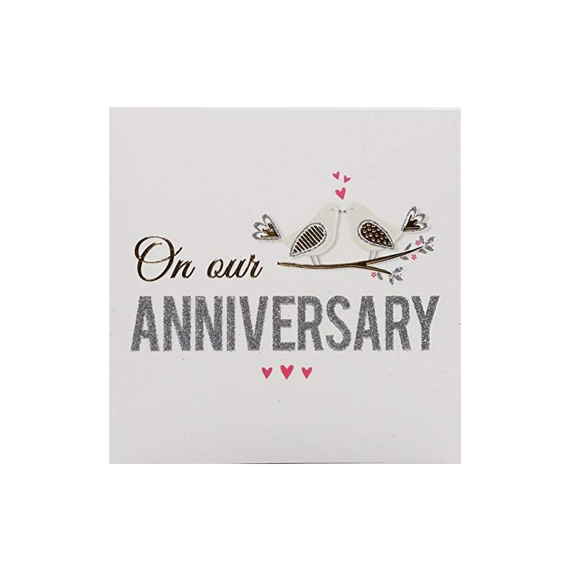 ZIZI Ltd Anniversary Card Anniversary Our - 138 mm sq