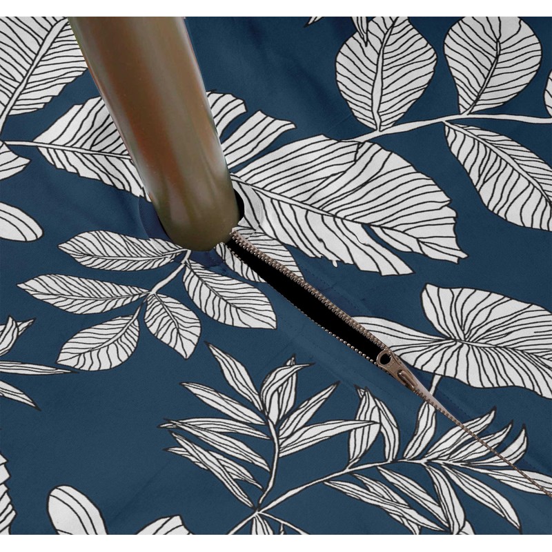 Vargottam Indoor/Outdoor Tablecloth 58x82 Inch RectangleTablecloth with Umbrella Hole and