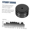 CAXUSD 2pcs Vibration Speaker Isolation Feet Pads High-Density Aluminum Cushion
