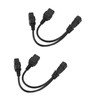 Power Cord Splitter Adapter IEC 320 C14 to IEC320 C19