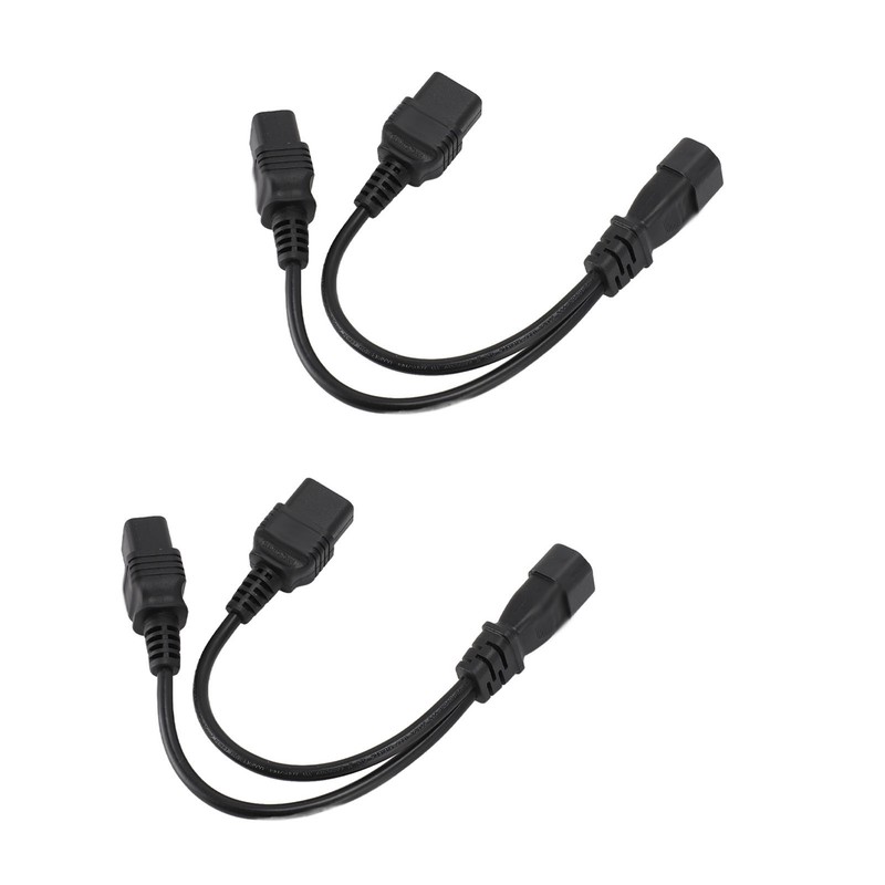 Power Cord Splitter Adapter IEC 320 C14 to IEC320 C19