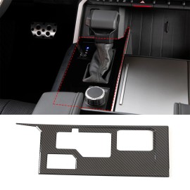 carmotion88 For Tundra Sequoia 2022-23 ABS Carbon Gear Shift Box Panel Trim Accessories Kit