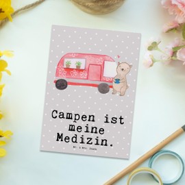 Mr. & Mrs. Panda Postcard Camper Gift Invitation Cards Birthday Road Trip Postcards Camping Invitation Cards