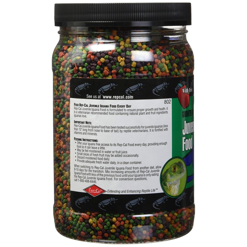 Rep Cal Iguana Food Juvenile 14.5oz