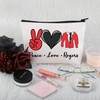 PWHAOO TV Show Inspired Gift Peace Love Makeup Bag TV