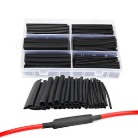 Nilight 130 Pcs 3:1 Heat Shrink Tubing Kit Dual Wall Adhesive Sleeve Tube Electrical Wire Cable Wrap Tube Assortment with Storage Case for DIY