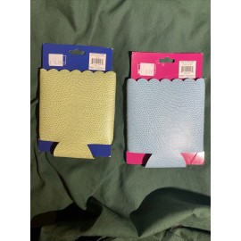 Mainstreet Collection MSC Flat Lizard Can Koozie W/ Pocket 2 Pieces New