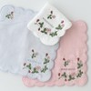 Wedgwood Wild Strawberry Mini Towel Handkerchief 5201 Pink
