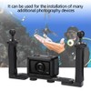 Aluminum Tray with Dual Handle Grips for Underwater Camera Housing