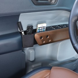 TOYCIDFG Door Side Storage Box Compatible with Ford Maverick 2022-2024 Armrest Phone Container Door Organizer Handle Pocket ABS Insert Glove Pallet (Back&Front NEW)