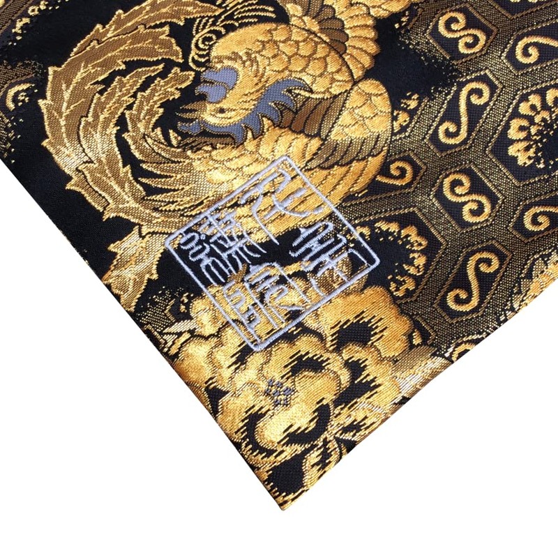 Thousands Thread 繍院 西陣織 Field Of Drawstring bag (Lined) 鳳凰