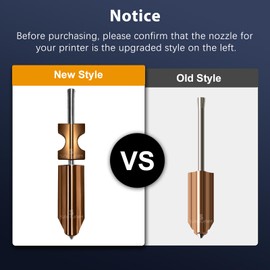 Original Upgraded 0.25/0.4/0.6mm Integrated Adventurer 5X Nozzle for Flashforge AD5X 3D Printer Extruder Hotend Heating Block Part,Fast Installation Print Head,Balanced Speed & Precision,Rapid Heating