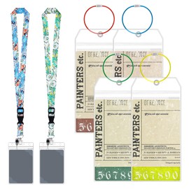 4 Pack Clear Cruise Luggage Tags Holder Cruise Essentials 2025 for Celebrity Ships, 2 Pack Cruise Lanyard and Waterproof Id Badge Holder Cruise Essential Travel Accessories