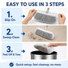 50 Pcs Disposable Broom Covers for Pet Hair Removal, Non-Woven