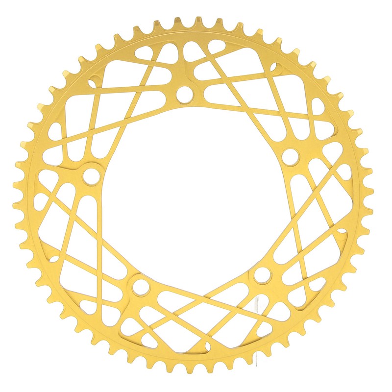 Bike Chainring 54T Aluminum Alloy High Strength Lightweight Anodized Folding