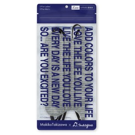 [D.masque] Luxe. 滝沢眞規子コラボ “PIN DOT”［Ink Black］For Ladies' ヒアルロン酸8,800mg/kg配合マスク 5枚入り…