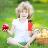 Yoosso 20 Pack 4oz/120ml Plastic Juice Bottles with Pouring Funnel